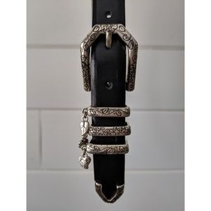 Black Leather Belt